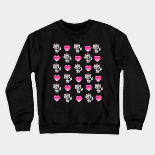 Evil Sweetheart Kitty Crewneck Sweatshirt